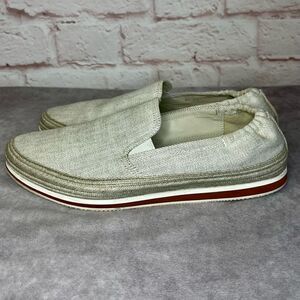 Prada Canvas Luxury Mens Slip On Shoes US 8